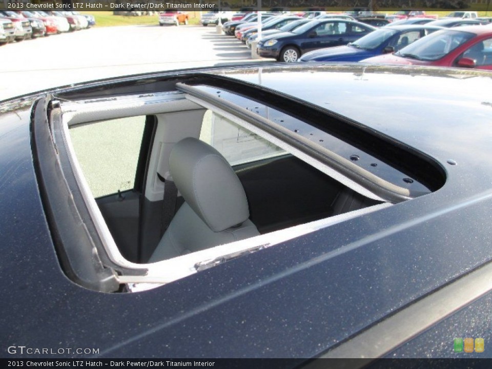 Dark Pewter/Dark Titanium Interior Sunroof for the 2013 Chevrolet Sonic LTZ Hatch #74444642