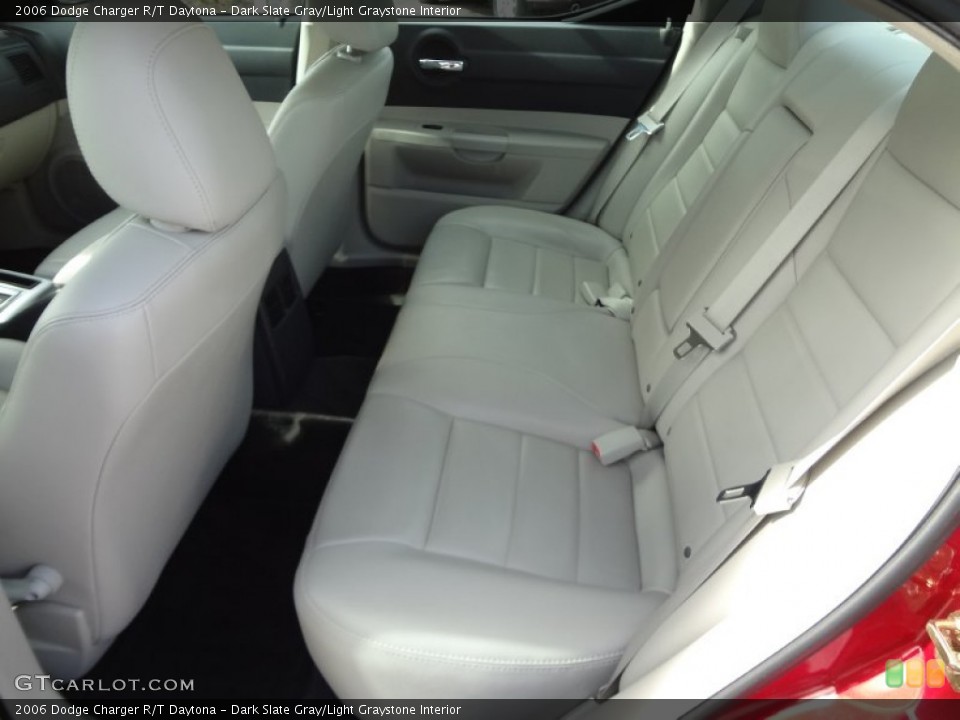Dark Slate Gray/Light Graystone Interior Rear Seat for the 2006 Dodge Charger R/T Daytona #74445902