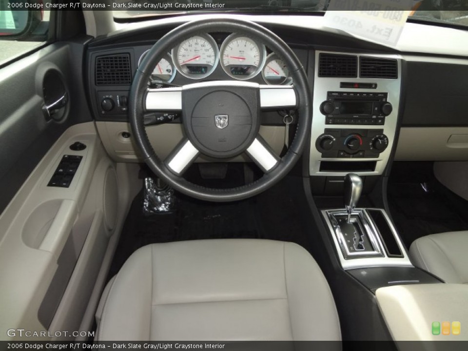 Dark Slate Gray/Light Graystone Interior Dashboard for the 2006 Dodge Charger R/T Daytona #74445929