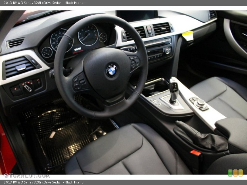 Black Interior Photo for the 2013 BMW 3 Series 328i xDrive Sedan #74445944