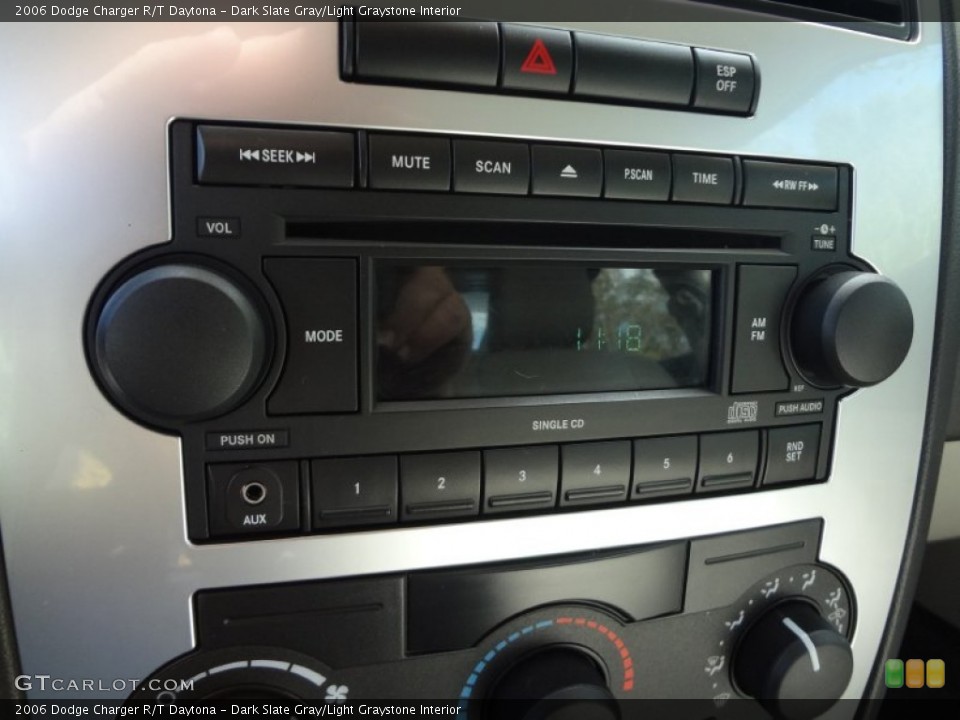 Dark Slate Gray/Light Graystone Interior Audio System for the 2006 Dodge Charger R/T Daytona #74446261