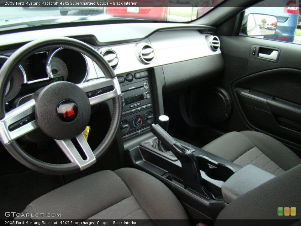 Black Interior Prime Interior for the 2008 Ford Mustang Racecraft 420S Supercharged Coupe #74446339