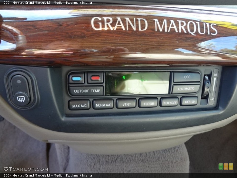 Medium Parchment Interior Controls for the 2004 Mercury Grand Marquis LS #74446850