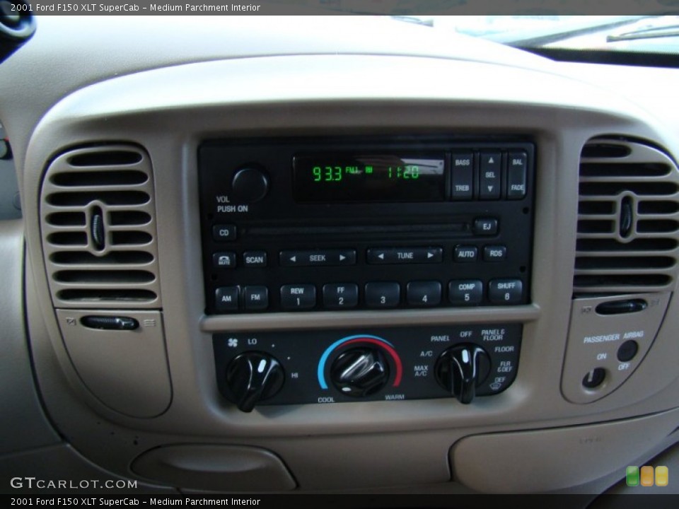 Medium Parchment Interior Controls for the 2001 Ford F150 XLT SuperCab #74447267