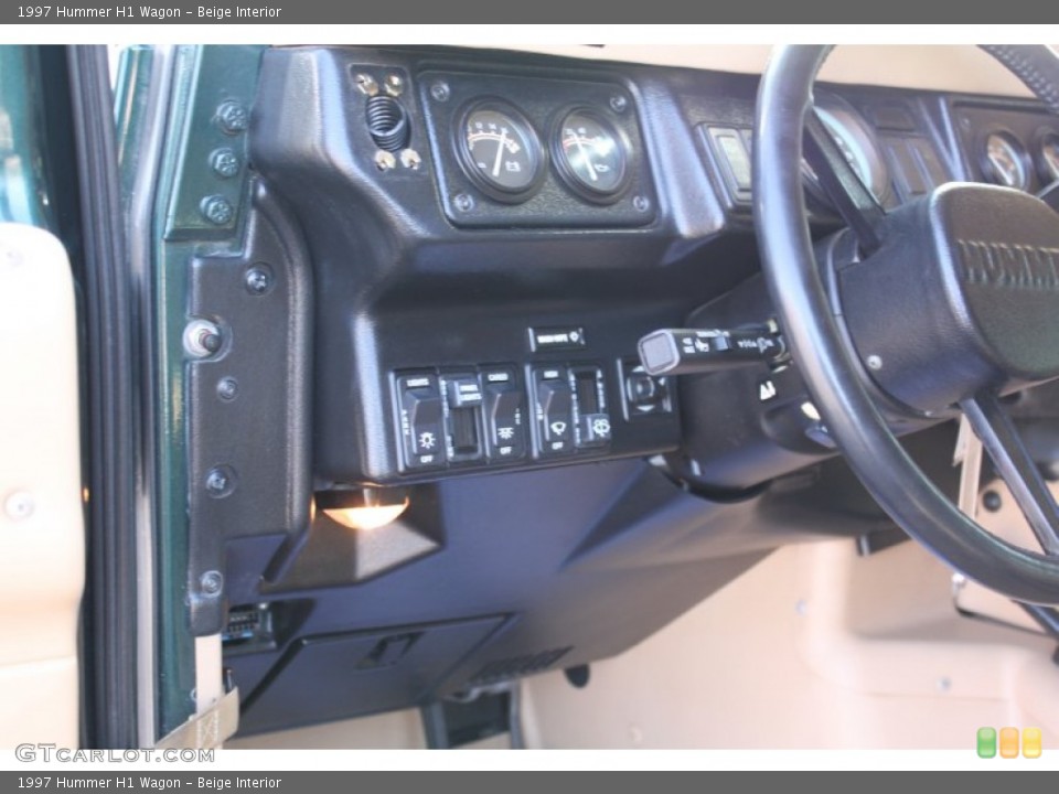 Beige Interior Controls for the 1997 Hummer H1 Wagon #74447846