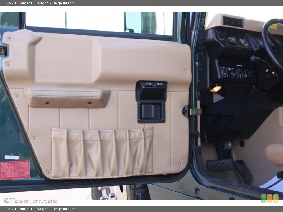 Beige Interior Door Panel for the 1997 Hummer H1 Wagon #74447897