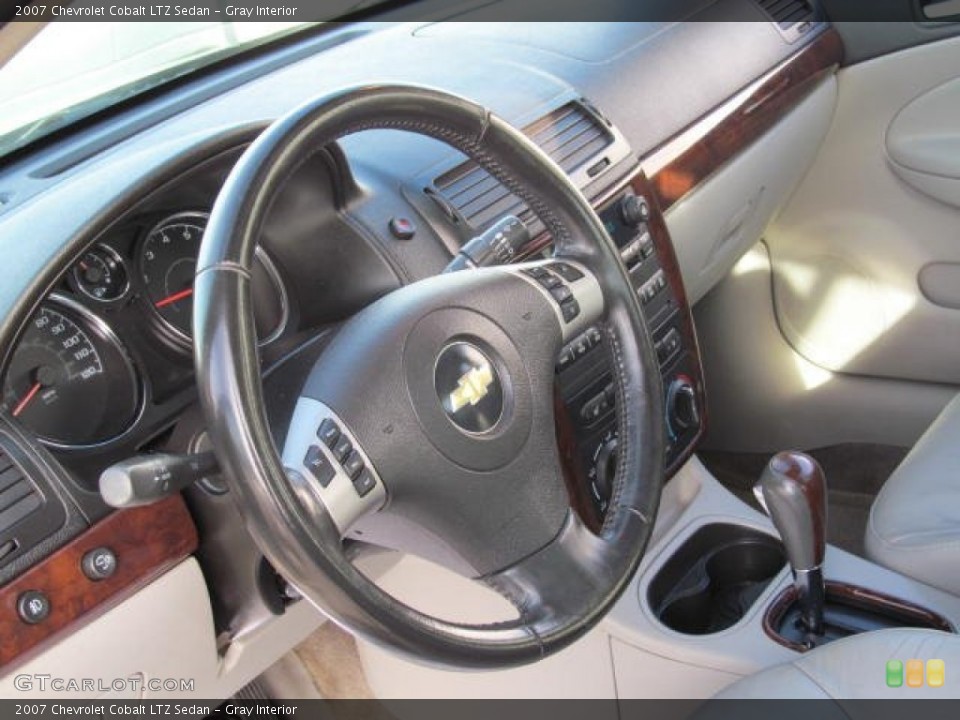 Gray Interior Steering Wheel for the 2007 Chevrolet Cobalt LTZ Sedan #74447900