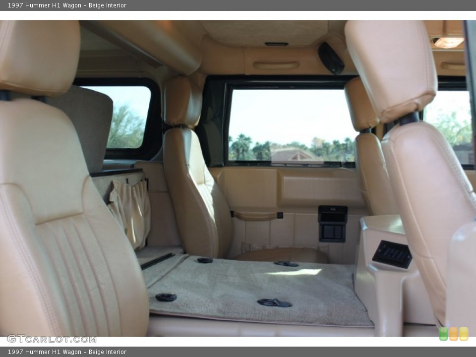 Beige 1997 Hummer H1 Interiors