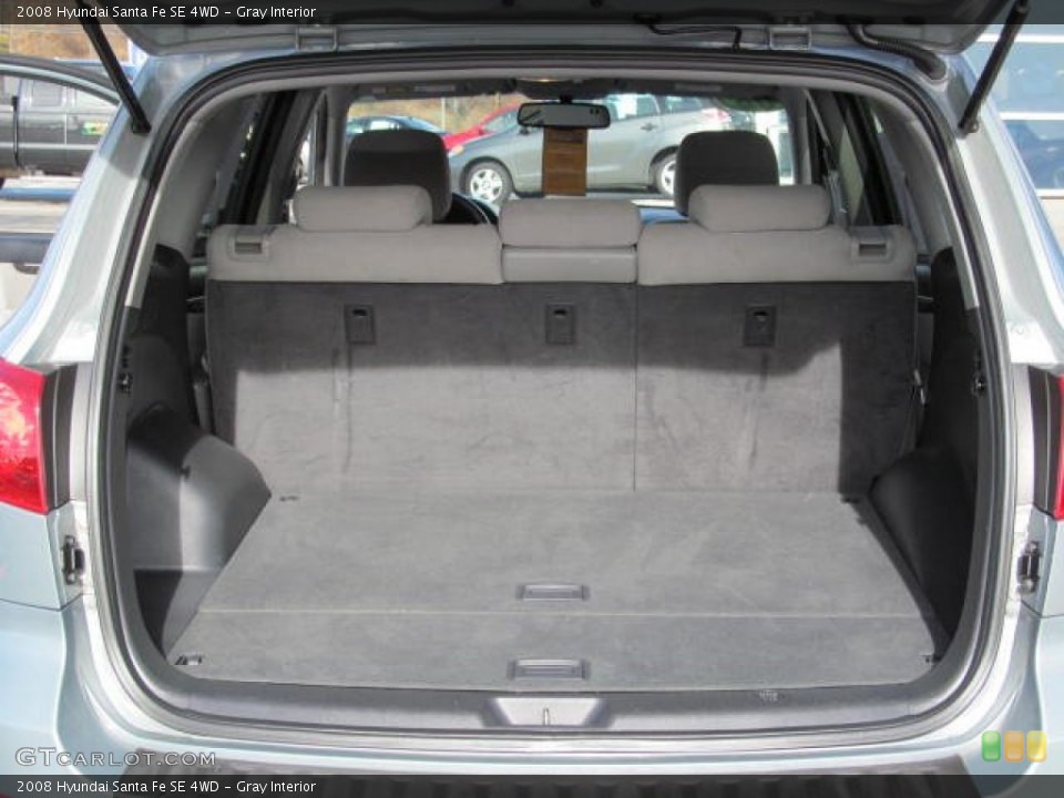 Gray Interior Trunk for the 2008 Hyundai Santa Fe SE 4WD #74448813