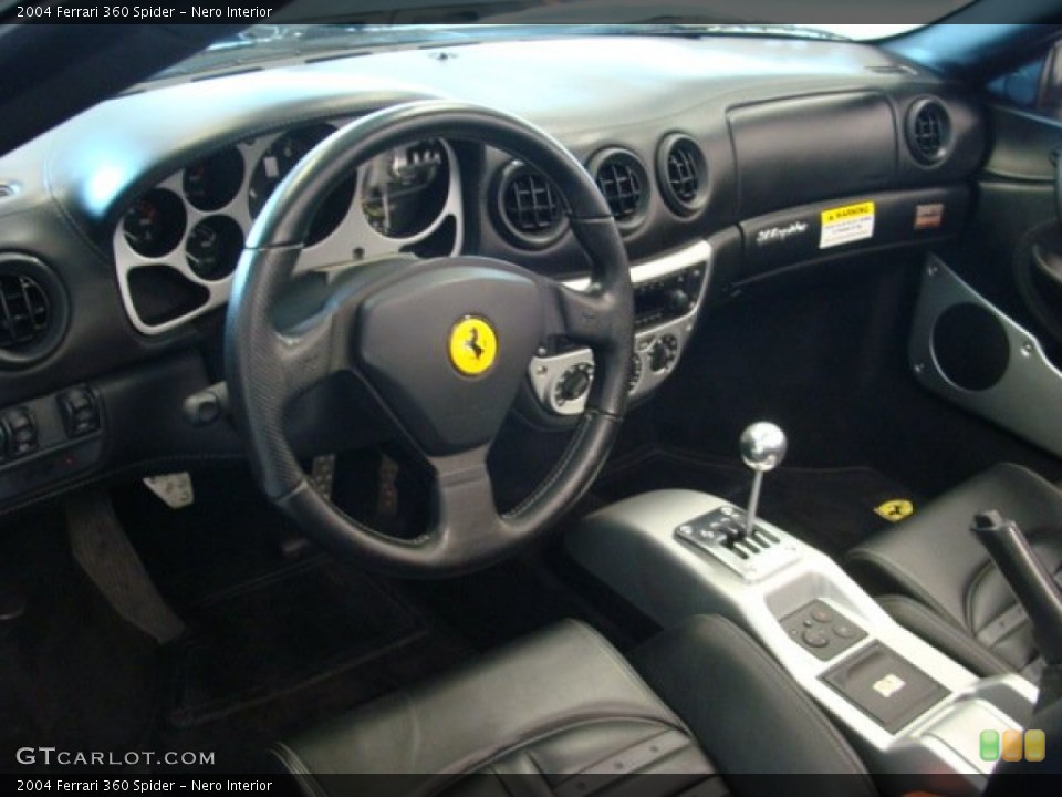 Nero Interior Photo for the 2004 Ferrari 360 Spider #74448990