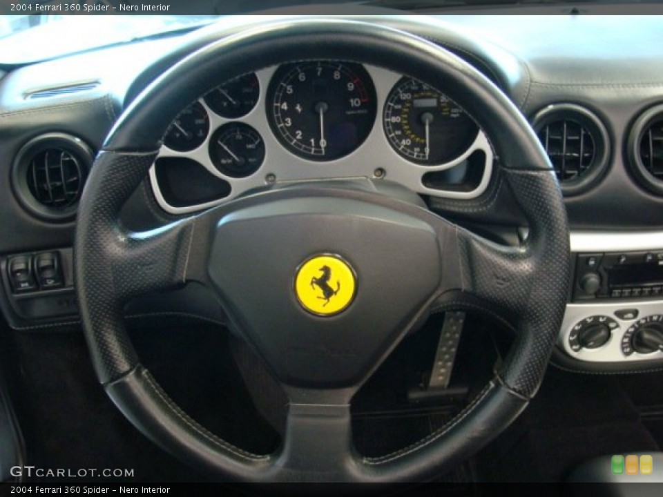 Nero Interior Steering Wheel for the 2004 Ferrari 360 Spider #74449122
