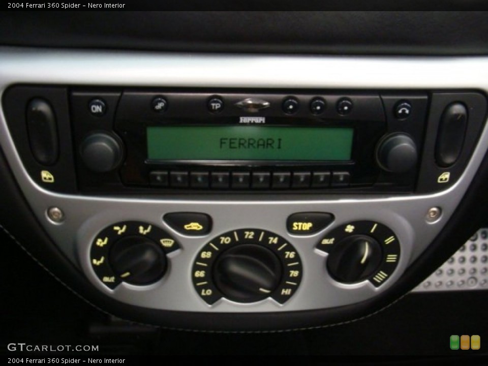 Nero Interior Audio System for the 2004 Ferrari 360 Spider #74449141