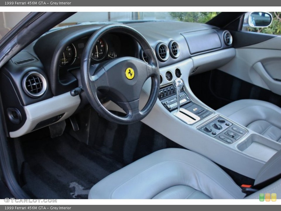 Grey 1999 Ferrari 456M Interiors