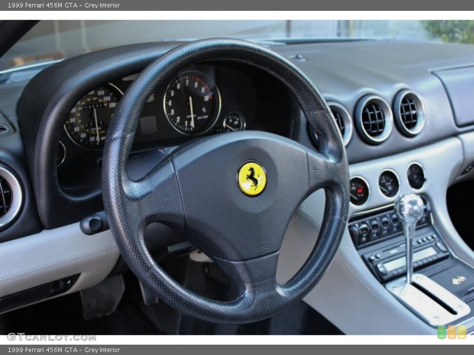 Grey Interior Steering Wheel for the 1999 Ferrari 456M GTA #74450225
