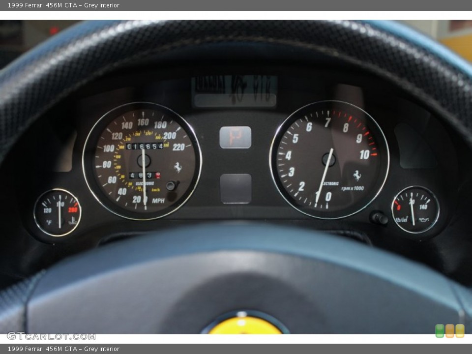 Grey Interior Gauges for the 1999 Ferrari 456M GTA #74450246