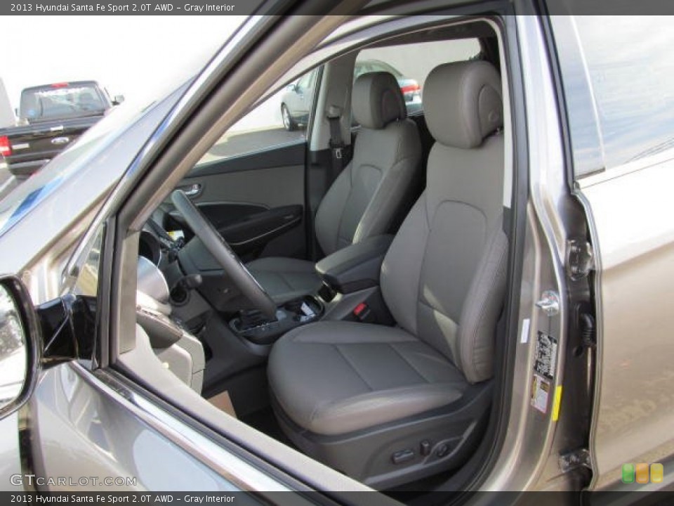 Gray Interior Front Seat for the 2013 Hyundai Santa Fe Sport 2.0T AWD #74450624