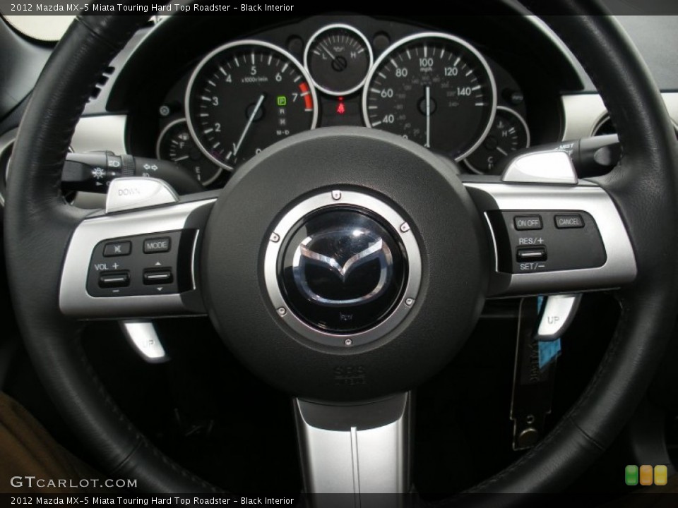 Black Interior Steering Wheel for the 2012 Mazda MX-5 Miata Touring Hard Top Roadster #74451068