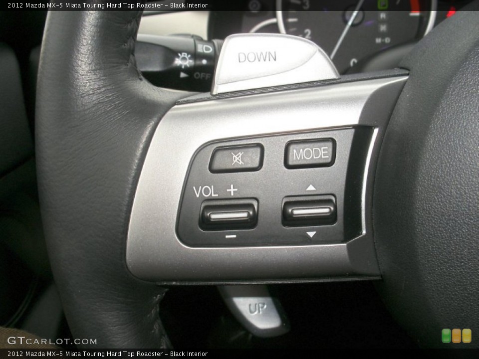 Black Interior Controls for the 2012 Mazda MX-5 Miata Touring Hard Top Roadster #74451096