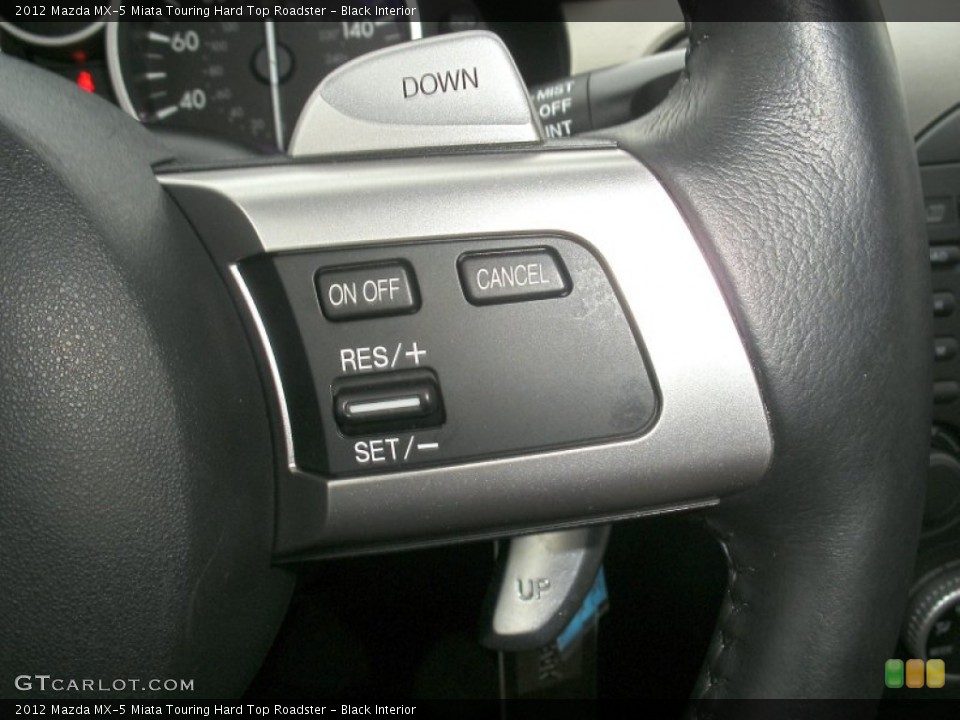 Black Interior Controls for the 2012 Mazda MX-5 Miata Touring Hard Top Roadster #74451123