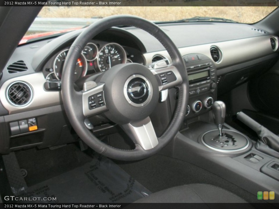 Black Interior Photo for the 2012 Mazda MX-5 Miata Touring Hard Top Roadster #74451155