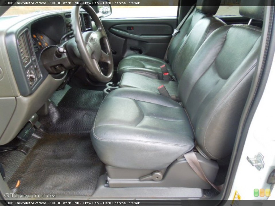 Dark Charcoal Interior Front Seat for the 2006 Chevrolet Silverado 2500HD Work Truck Crew Cab #74451242
