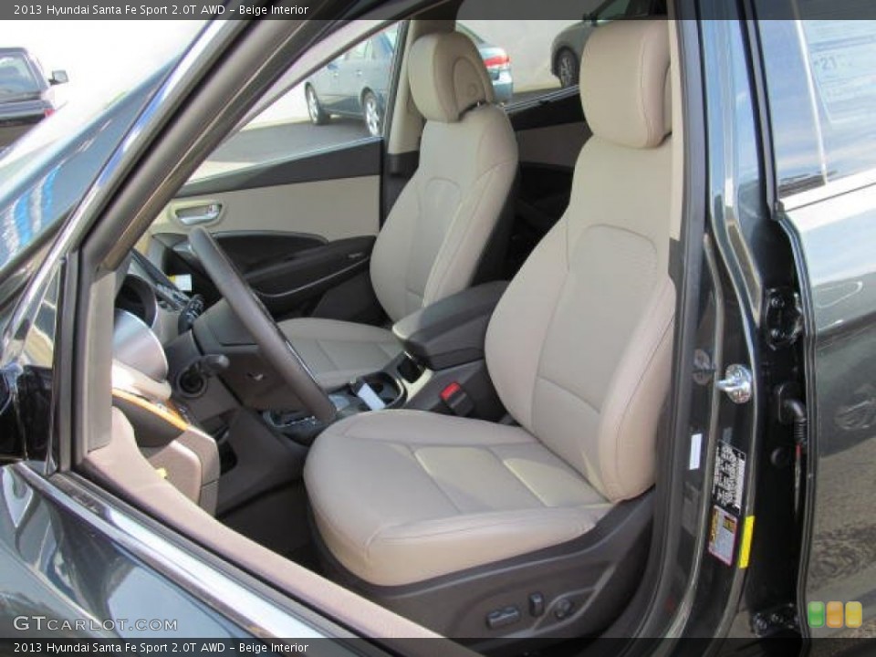 Beige Interior Photo for the 2013 Hyundai Santa Fe Sport 2.0T AWD #74451343