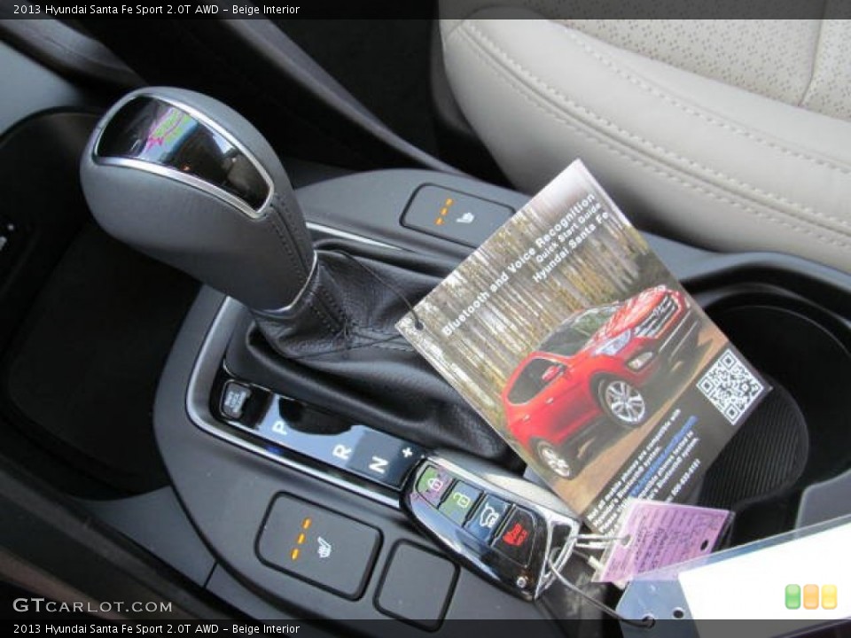 Beige Interior Transmission for the 2013 Hyundai Santa Fe Sport 2.0T AWD #74451383