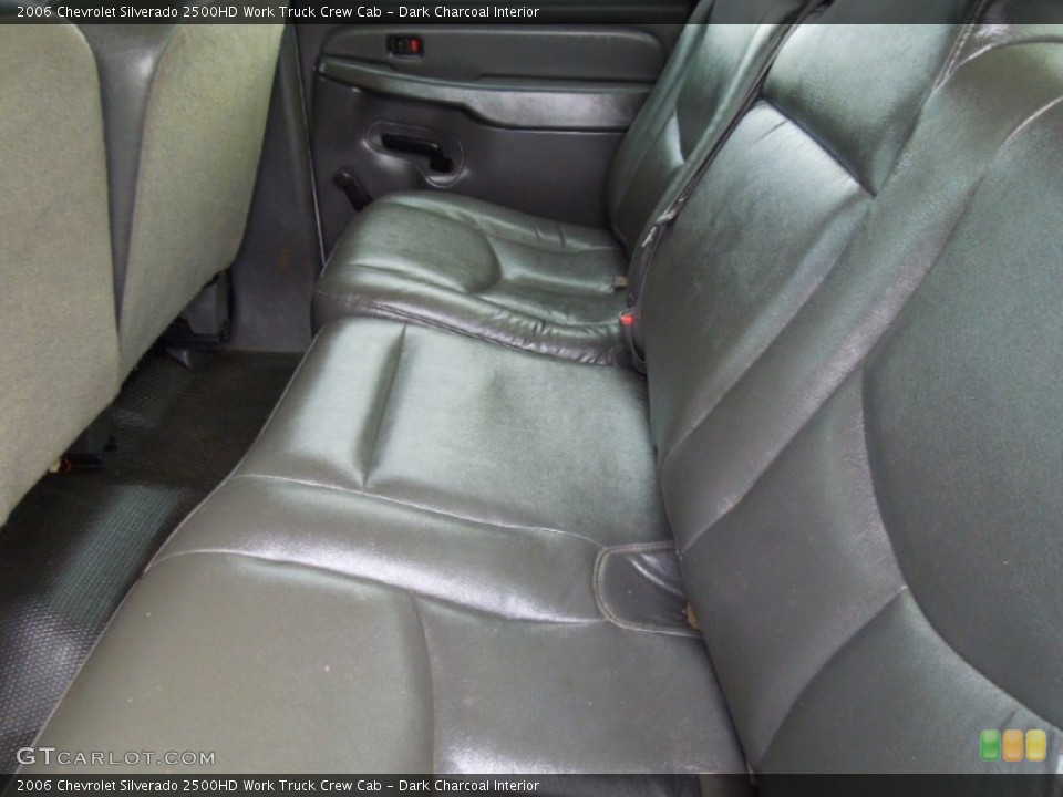 Dark Charcoal Interior Rear Seat for the 2006 Chevrolet Silverado 2500HD Work Truck Crew Cab #74451396