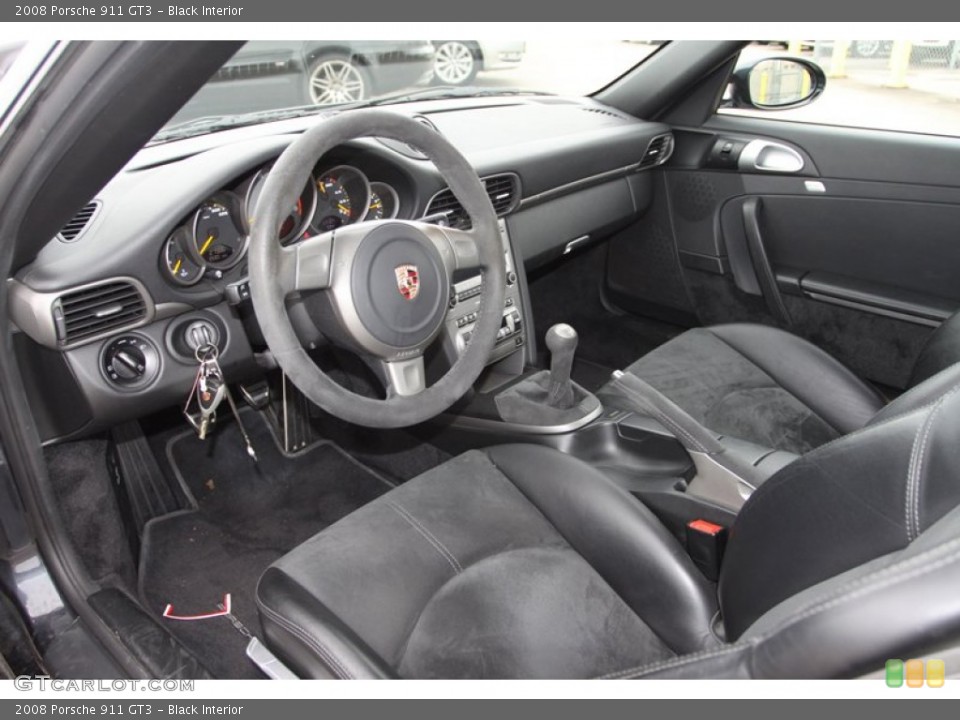 Black Interior Prime Interior for the 2008 Porsche 911 GT3 #74452964