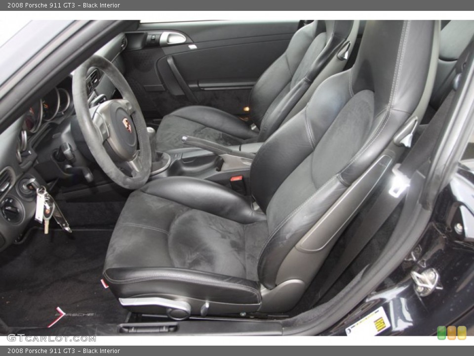 Black Interior Front Seat for the 2008 Porsche 911 GT3 #74452991