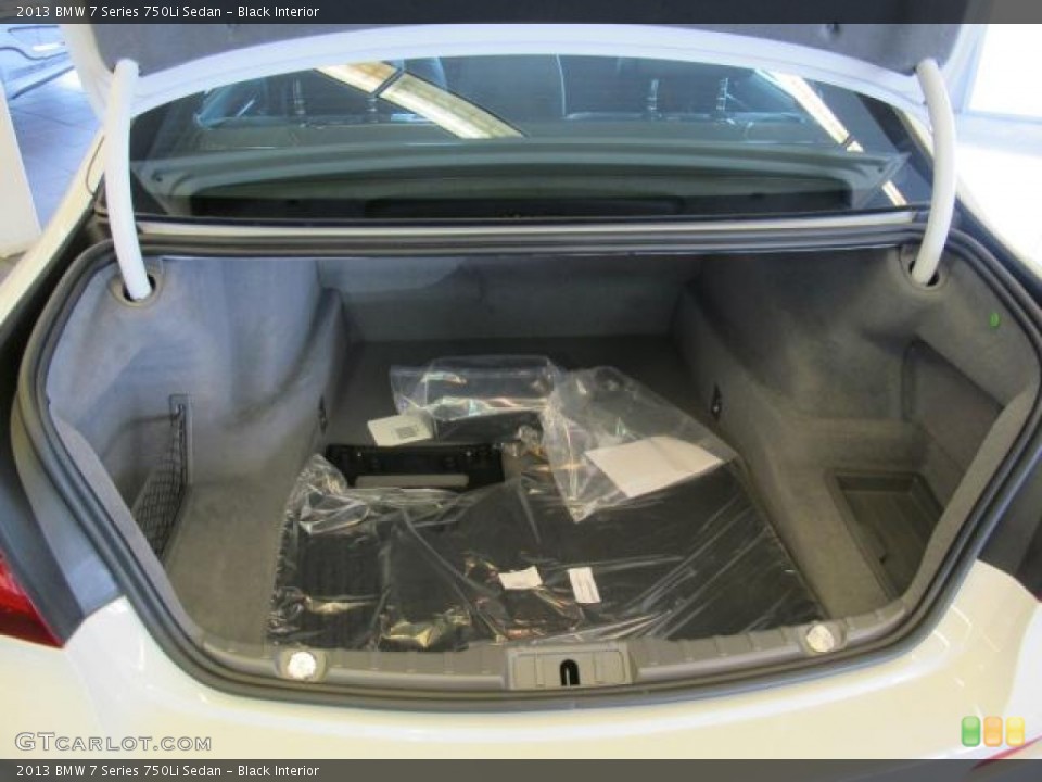 Black Interior Trunk for the 2013 BMW 7 Series 750Li Sedan #74453895