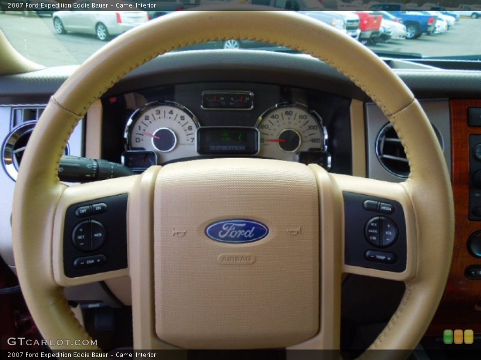Camel Interior Steering Wheel for the 2007 Ford Expedition Eddie Bauer #74454017