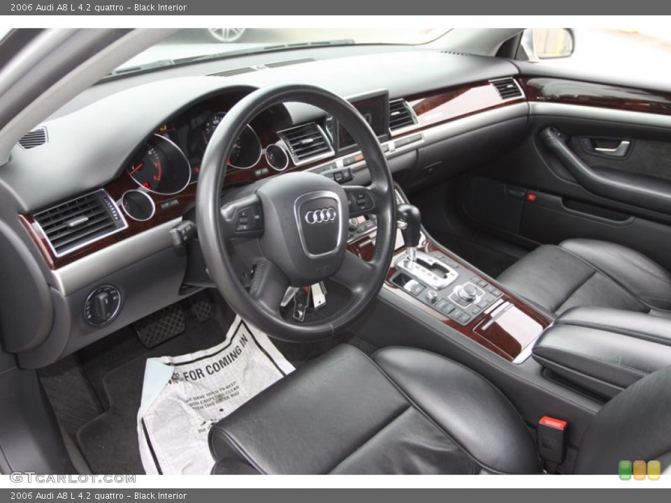 Black 2006 Audi A8 Interiors