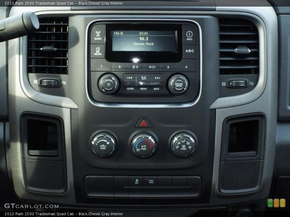 Black/Diesel Gray Interior Controls for the 2013 Ram 1500 Tradesman Quad Cab #74455280