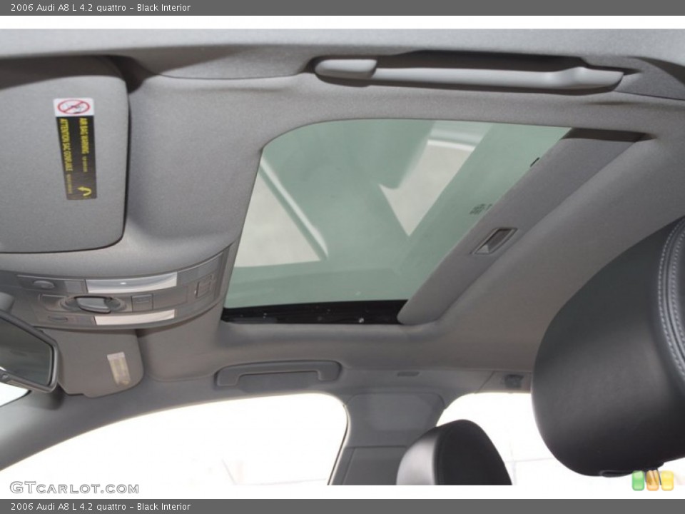 Black Interior Sunroof for the 2006 Audi A8 L 4.2 quattro #74455289