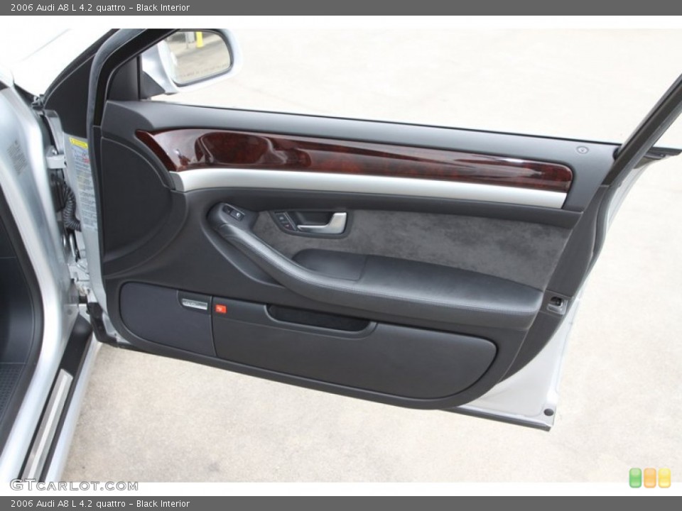 Black Interior Door Panel for the 2006 Audi A8 L 4.2 quattro #74455504