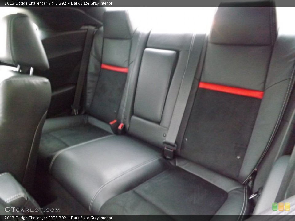 Dark Slate Gray Interior Rear Seat for the 2013 Dodge Challenger SRT8 392 #74455583