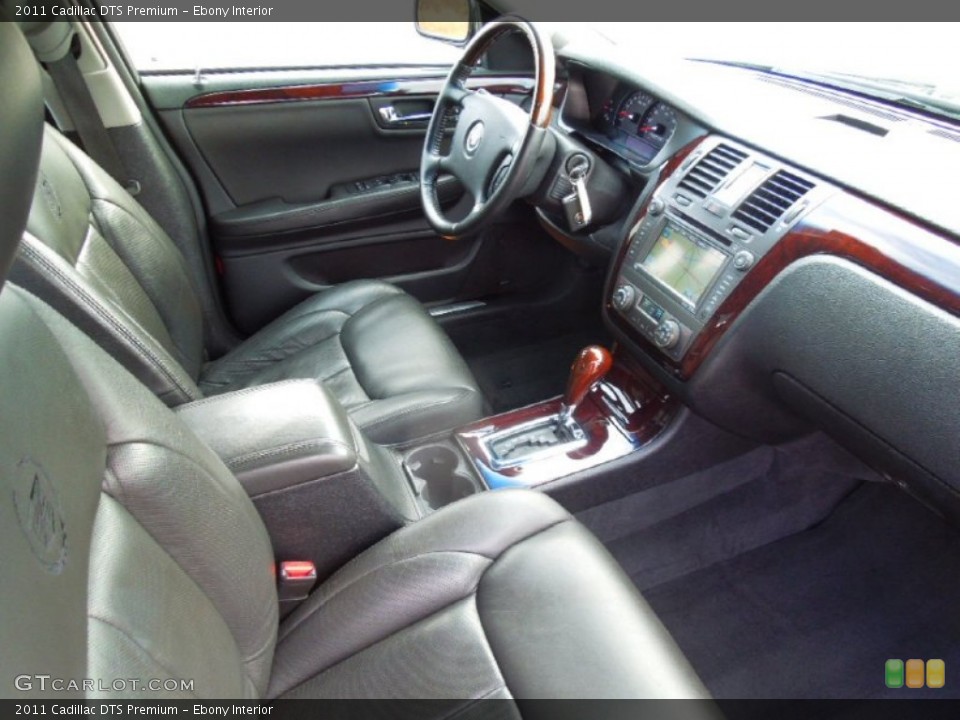 Ebony Interior Photo for the 2011 Cadillac DTS Premium #74455587
