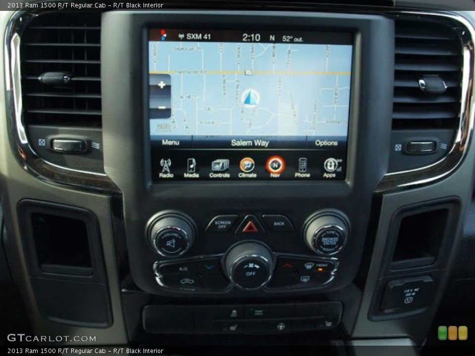 R/T Black Interior Navigation for the 2013 Ram 1500 R/T Regular Cab #74455592