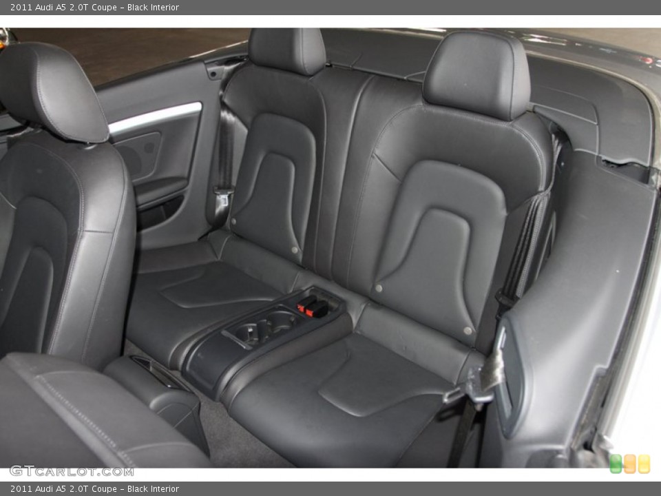 Black Interior Rear Seat for the 2011 Audi A5 2.0T Coupe #74455907