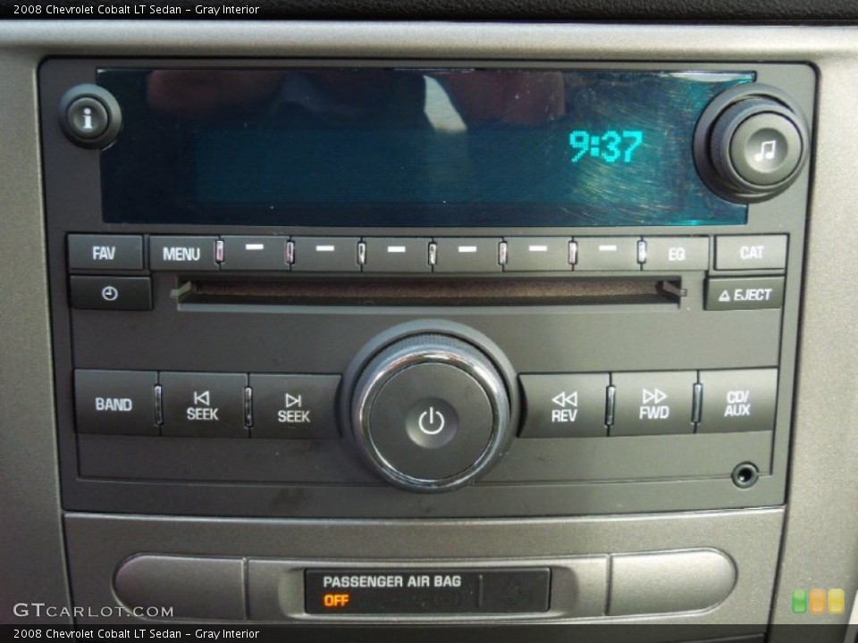 Gray Interior Audio System for the 2008 Chevrolet Cobalt LT Sedan #74455999