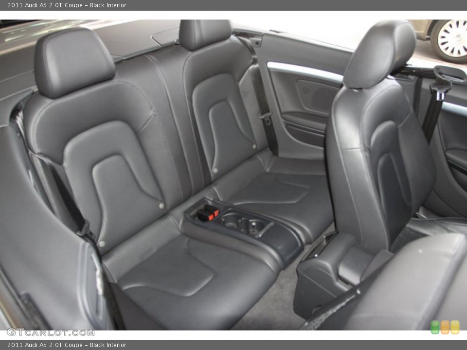 Black Interior Rear Seat for the 2011 Audi A5 2.0T Coupe #74456201
