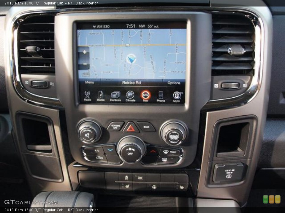 R/T Black Interior Navigation for the 2013 Ram 1500 R/T Regular Cab #74456434