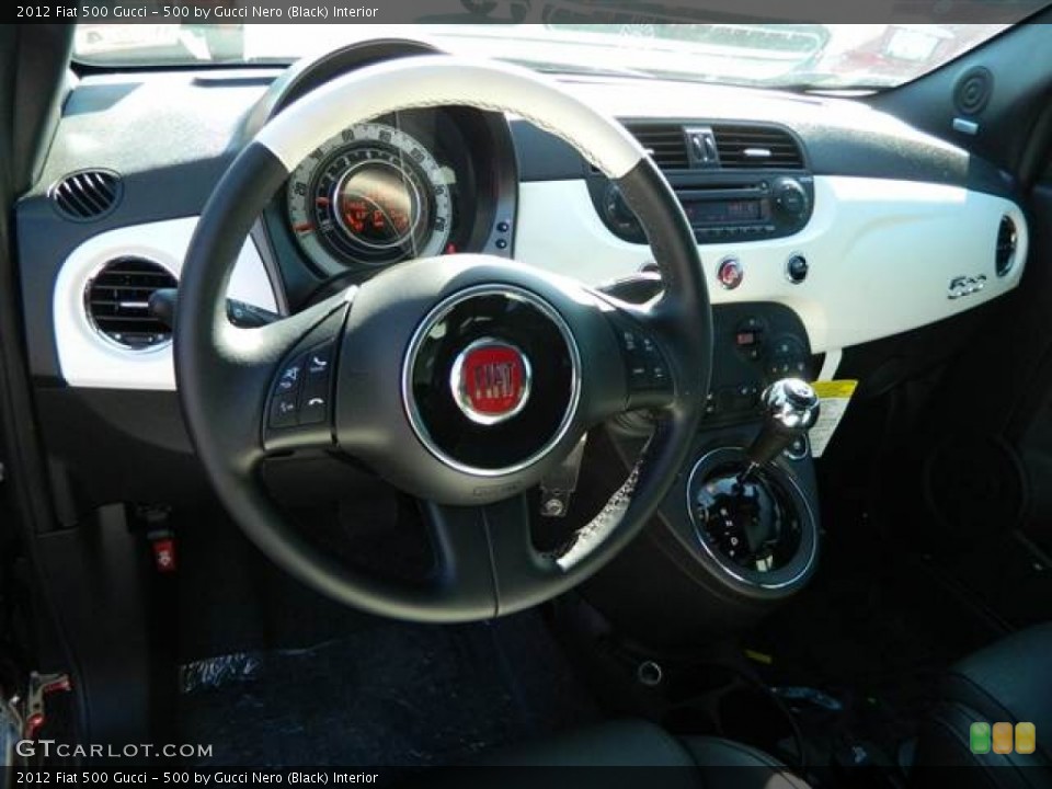 500 by Gucci Nero (Black) Interior Dashboard for the 2012 Fiat 500 Gucci #74457500