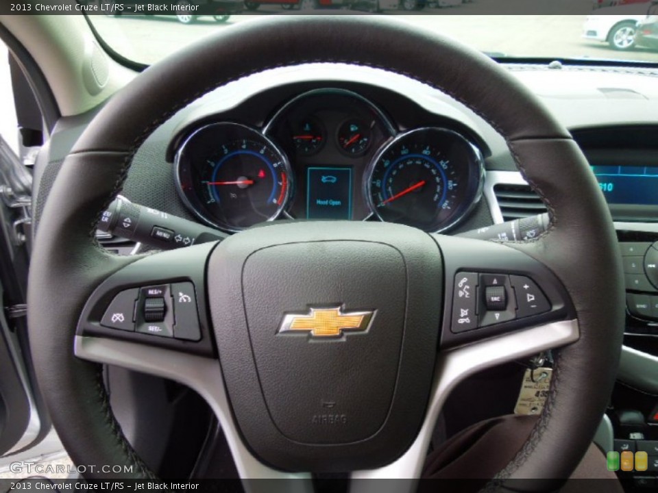 Jet Black Interior Steering Wheel for the 2013 Chevrolet Cruze LT/RS #74457794
