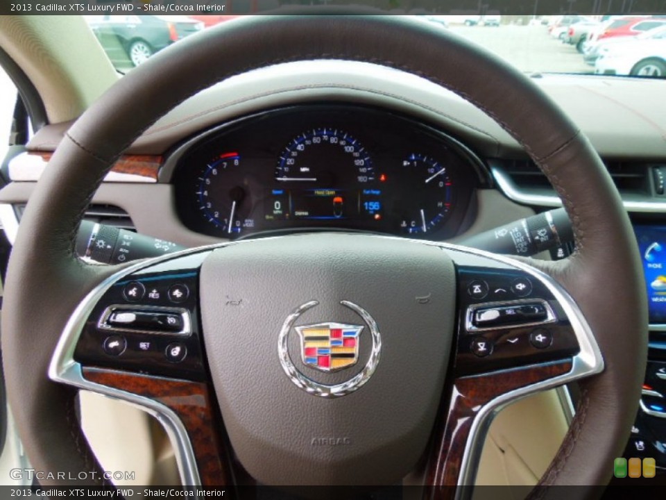 Shale/Cocoa Interior Steering Wheel for the 2013 Cadillac XTS Luxury FWD #74459572