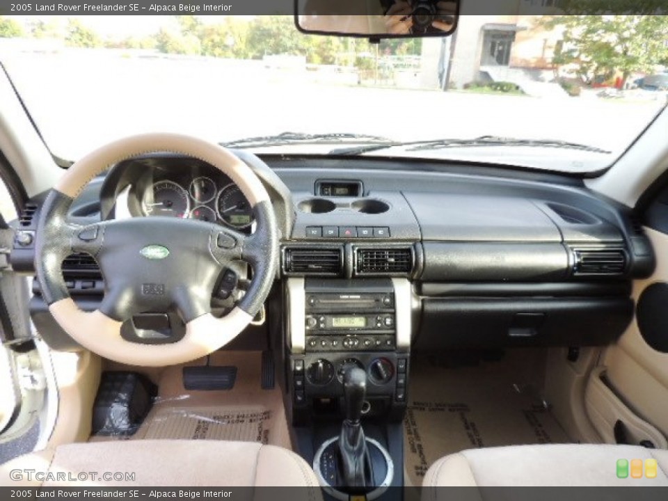 Alpaca Beige Interior Dashboard for the 2005 Land Rover Freelander SE #74460327