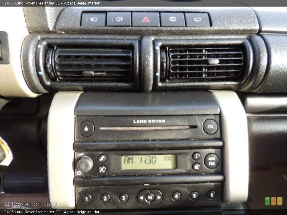 Alpaca Beige Interior Controls for the 2005 Land Rover Freelander SE #74460350