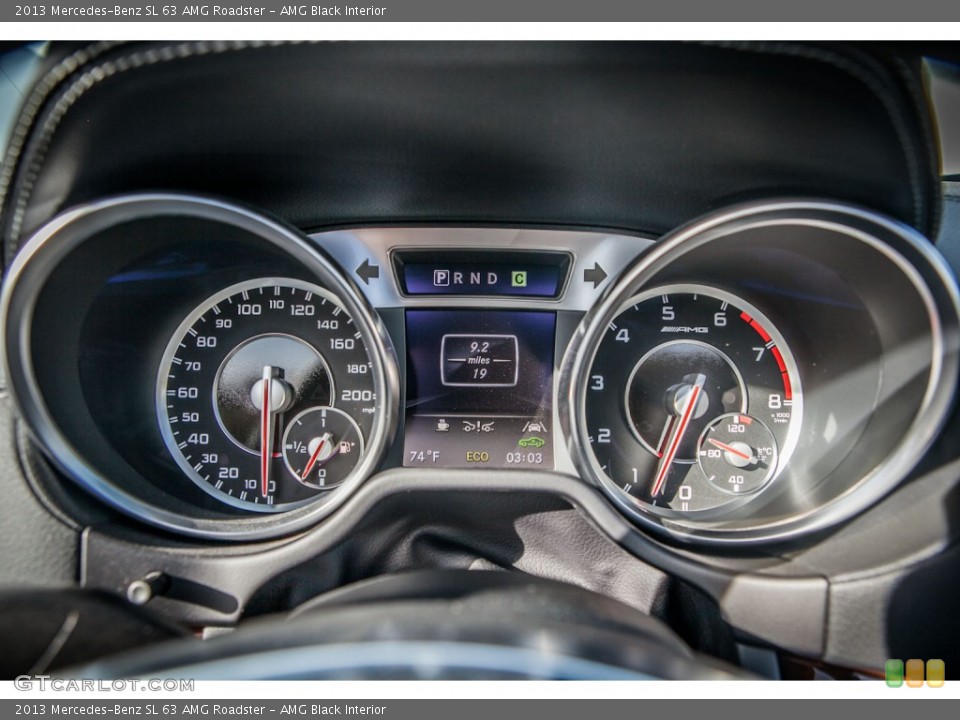 AMG Black Interior Gauges for the 2013 Mercedes-Benz SL 63 AMG Roadster #74460830