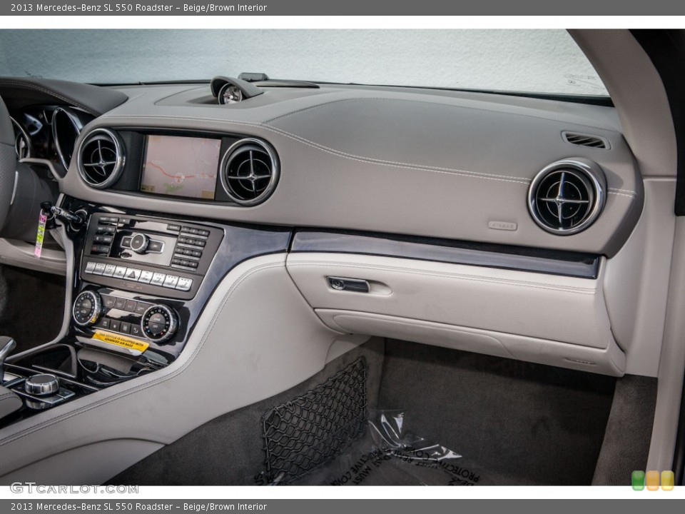 Beige/Brown Interior Dashboard for the 2013 Mercedes-Benz SL 550 Roadster #74461280